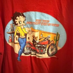 Betty Boop Free Ride Tee